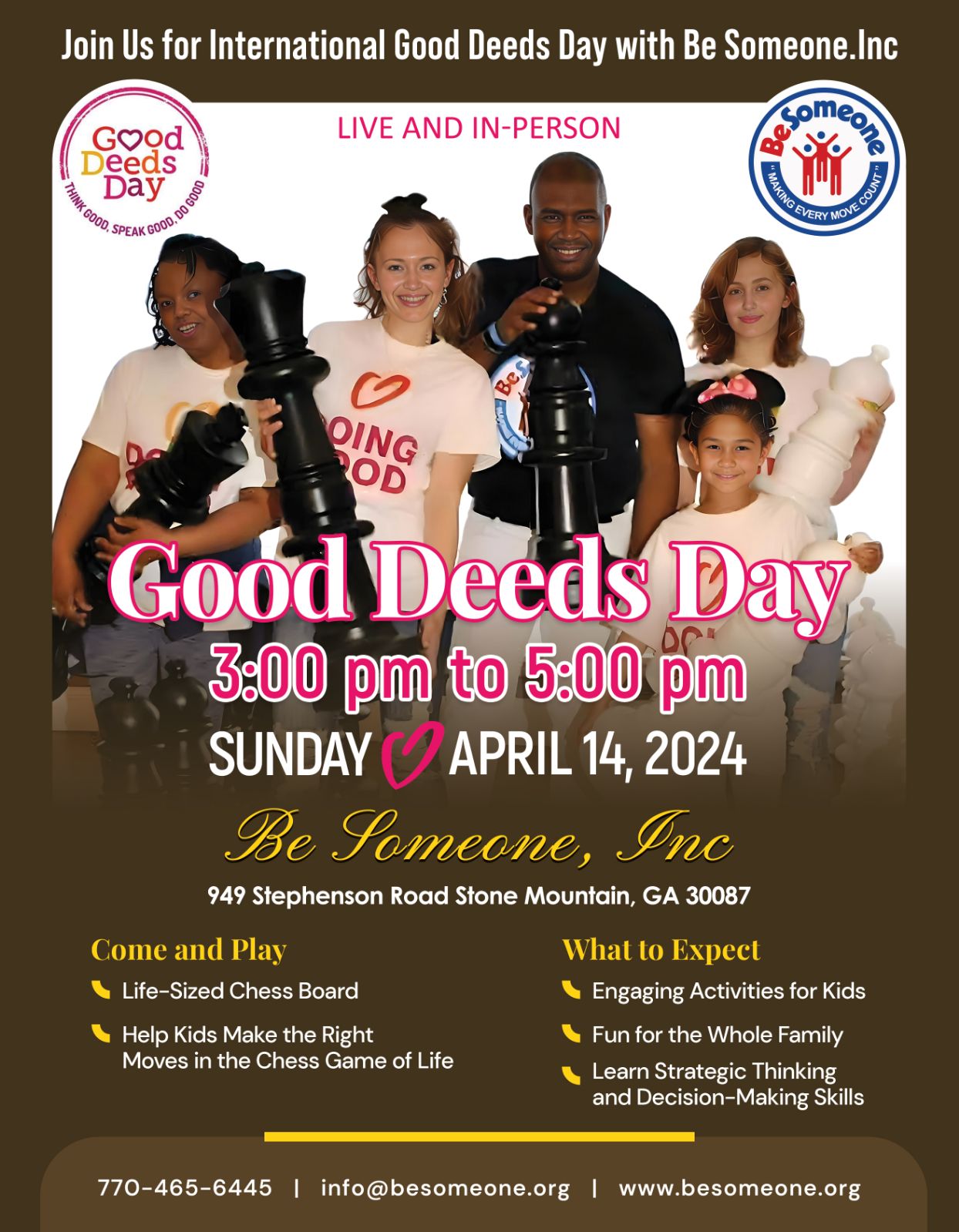 GOOD Deeds Day April 14